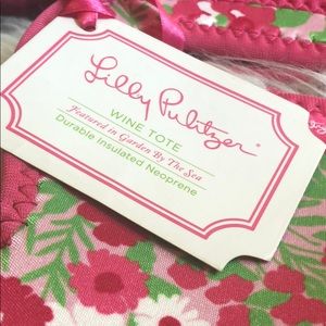 Lilly Pulitzer wine tote
